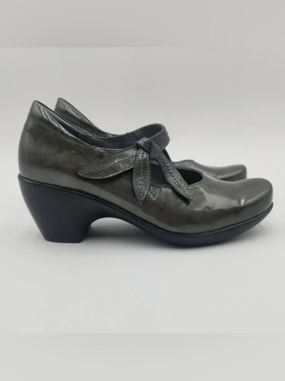 NAOT Leather Mary Jane Comfort Shoes - Black